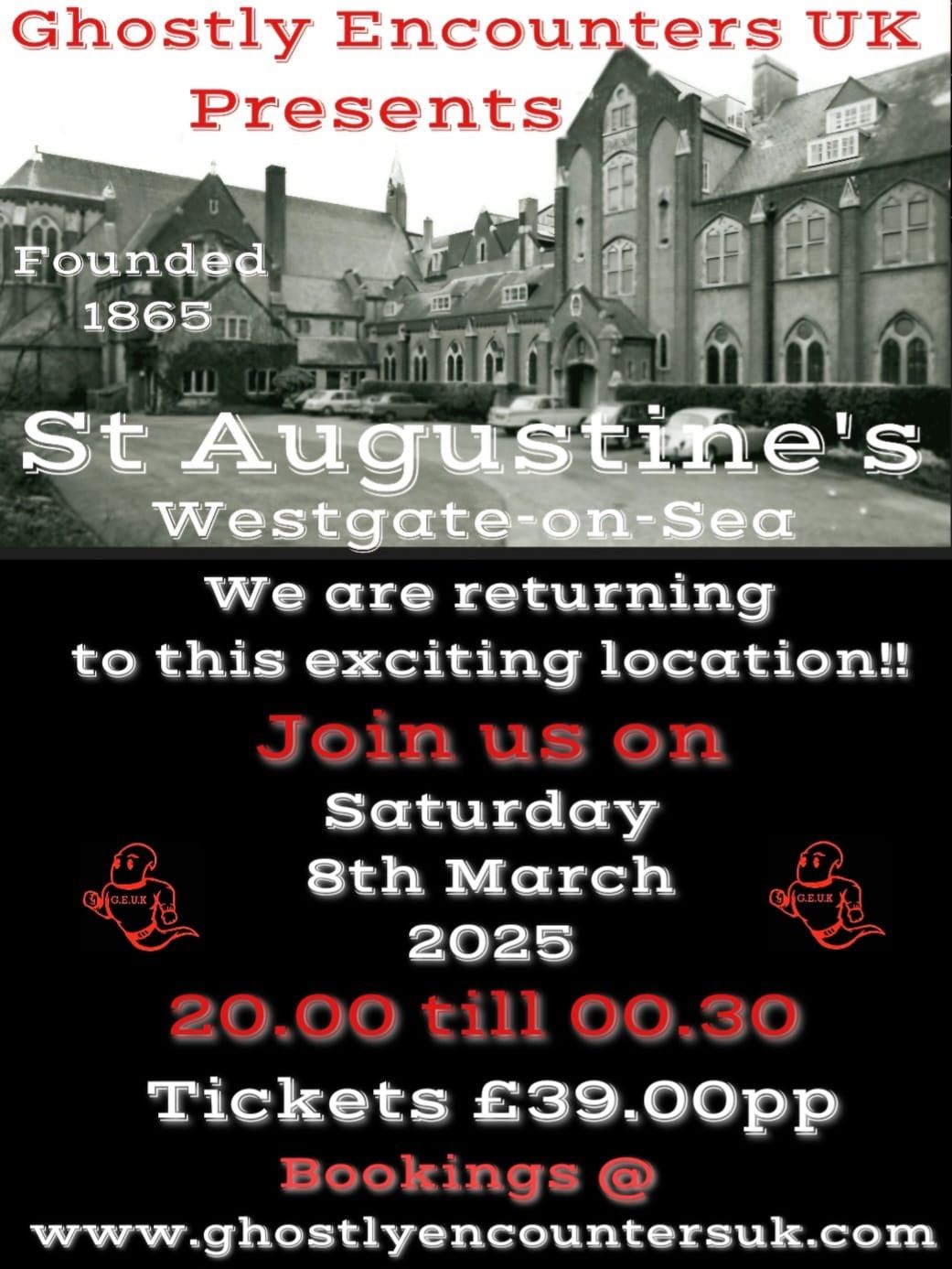 Paranormal Investigation @ St Augustine\u2019s, Westgate-on-Sea