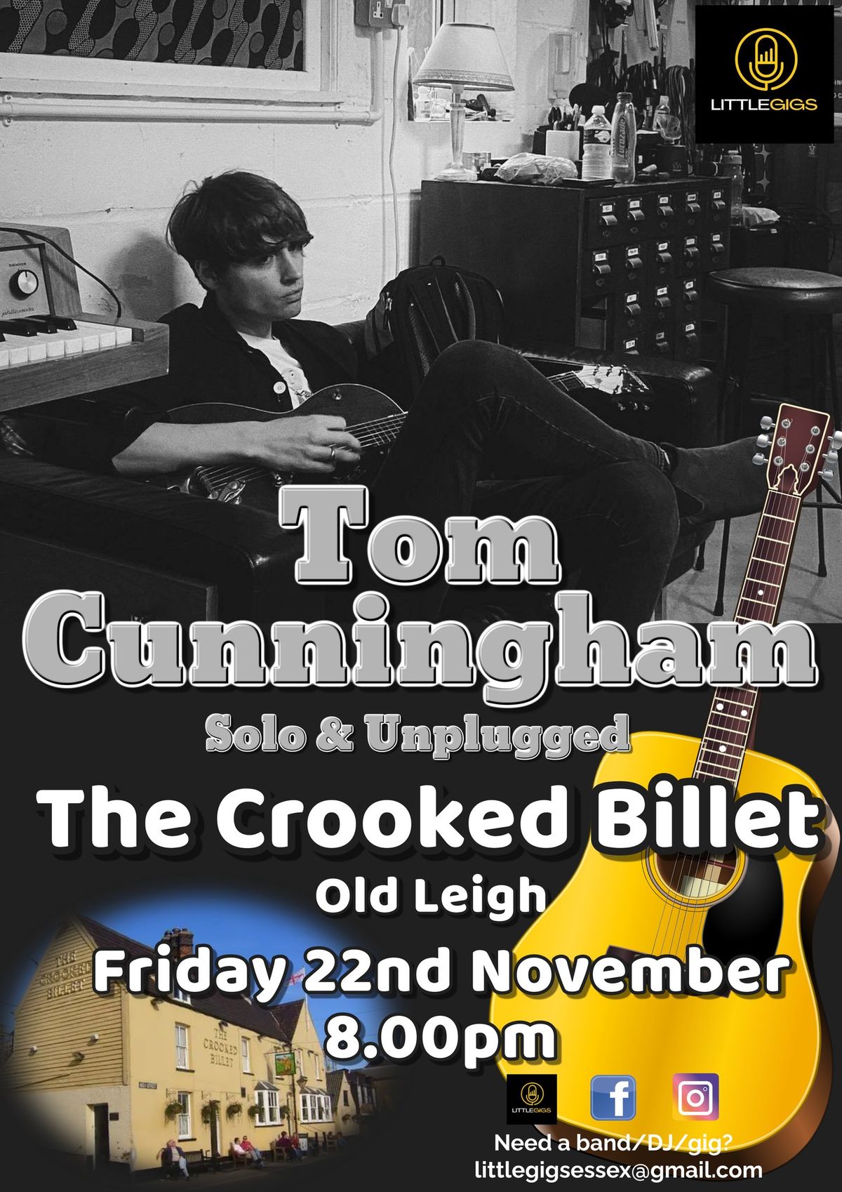 Tom Cunningham - Live & Unplugged at The Crooked Billet, Old Leigh! \ud83c\udfa4\ud83c\udfb8\ud83e\udd73 