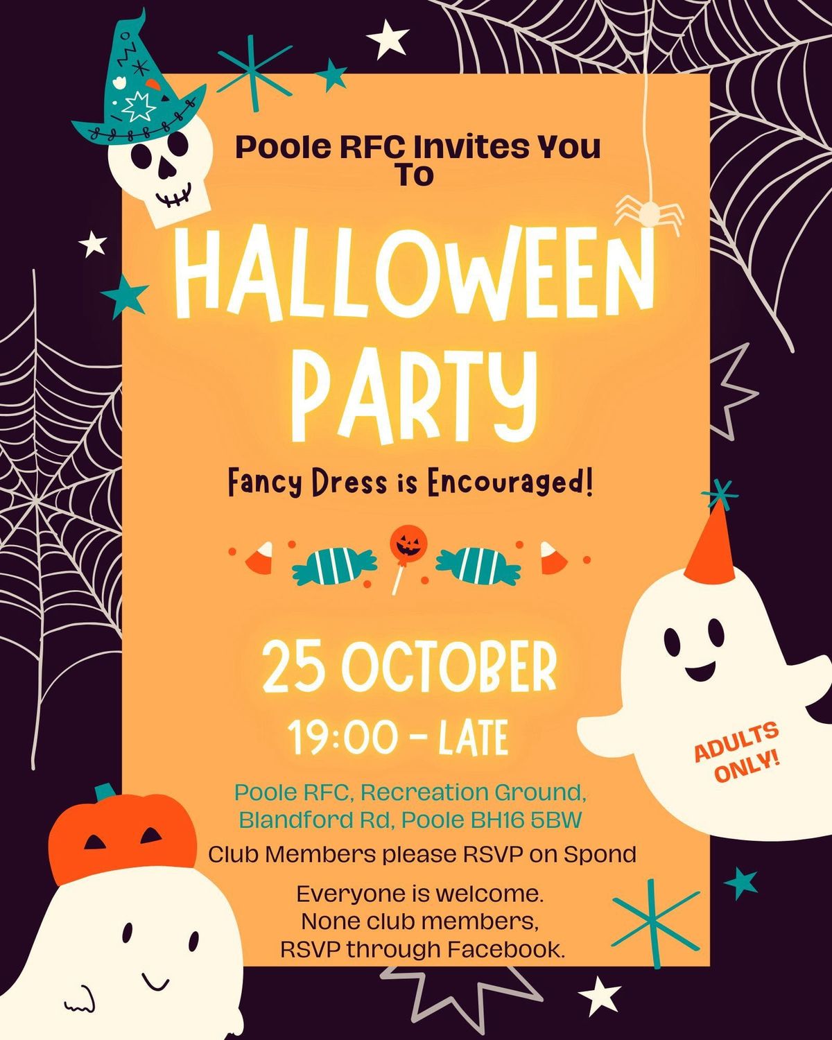 Poole Senior Halloween Party