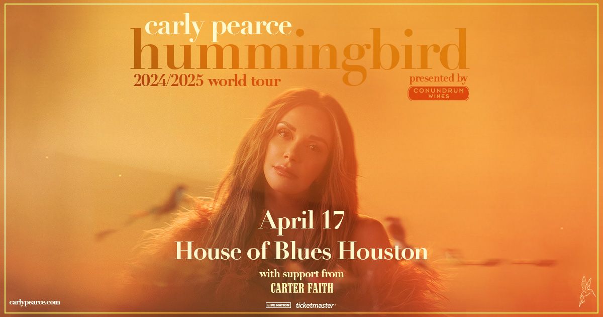 Carly Pearce: hummingbird world tour presented by conundrum wines