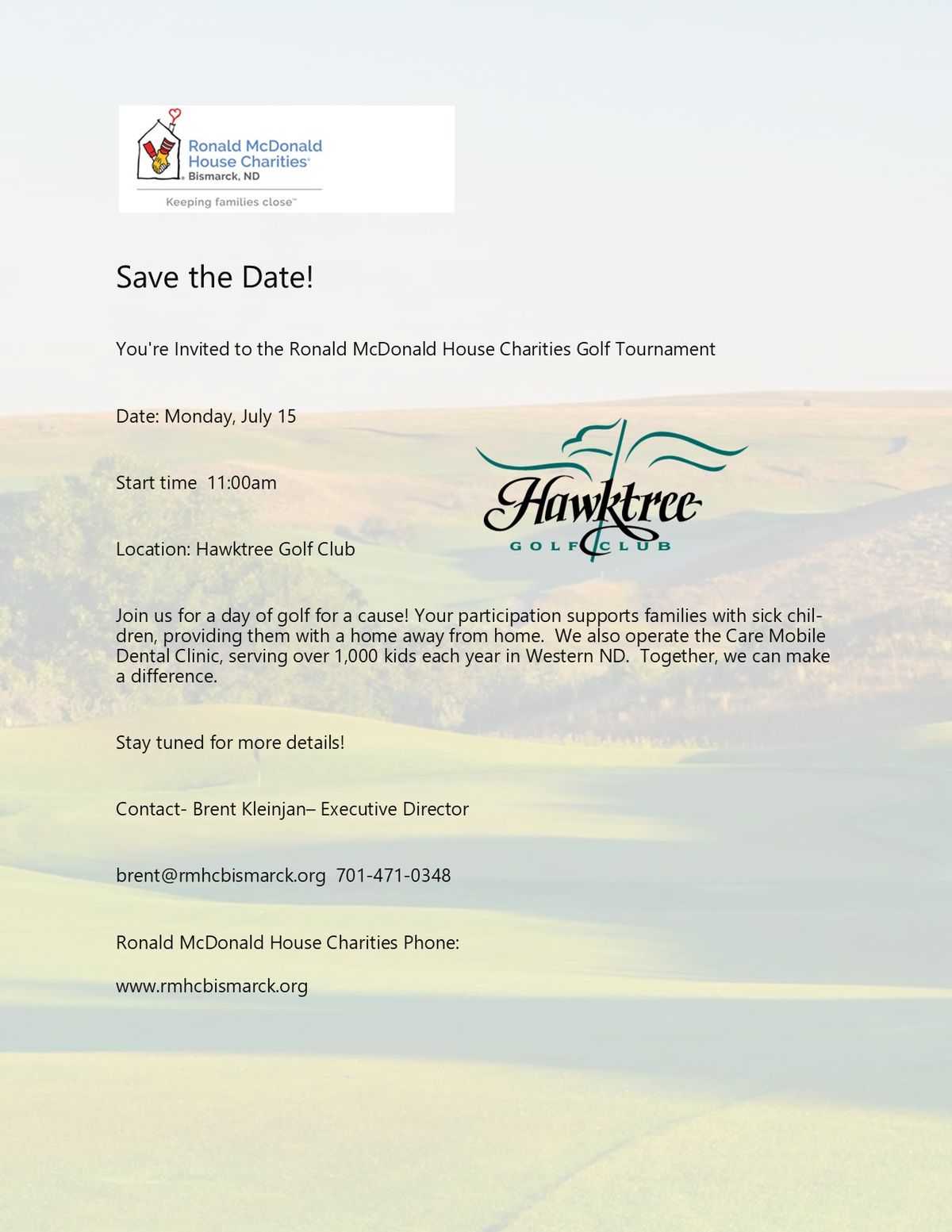 RMHC Bismarck Golf Tournament