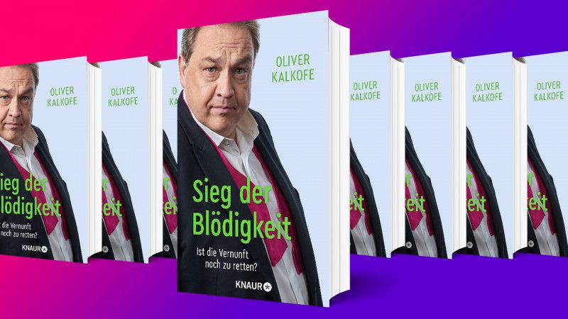 Oliver Kalkofe pr\u00e4sentiert "Sieg der Bl\u00f6digkeit" - Lesung