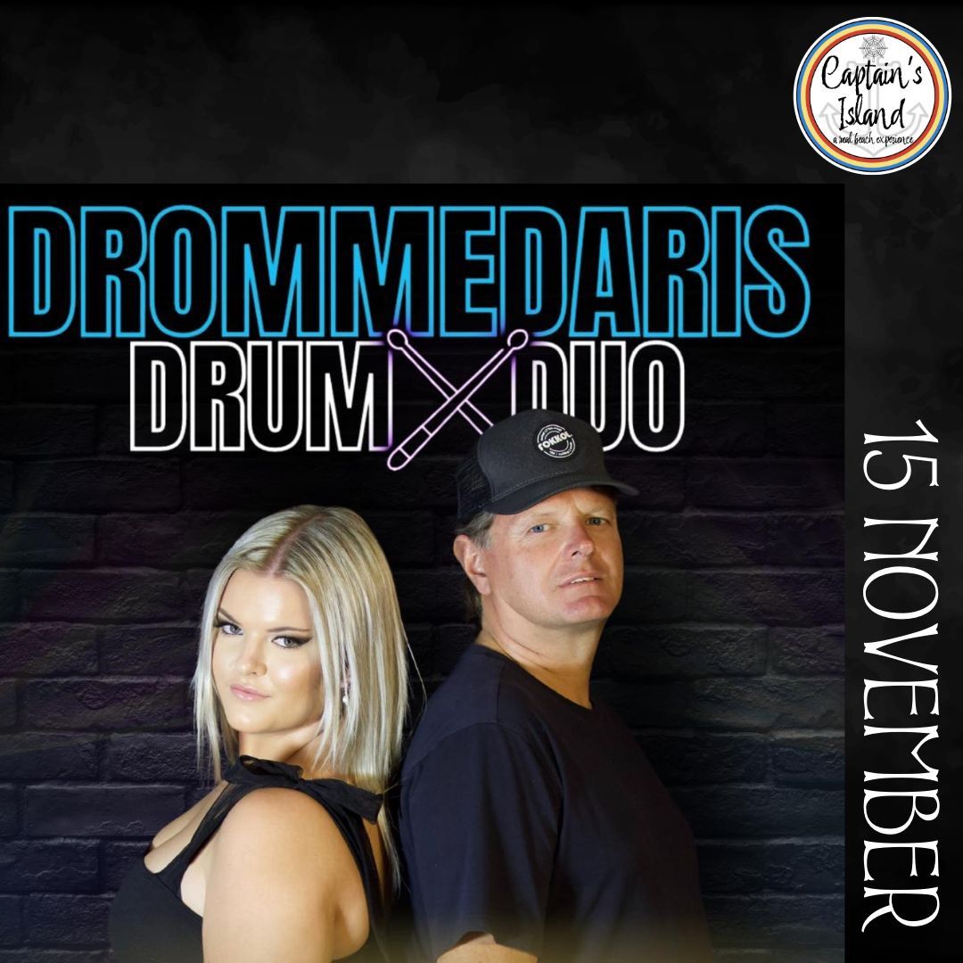 Drommedaris Drum Duo live at Captain\u2019s Island