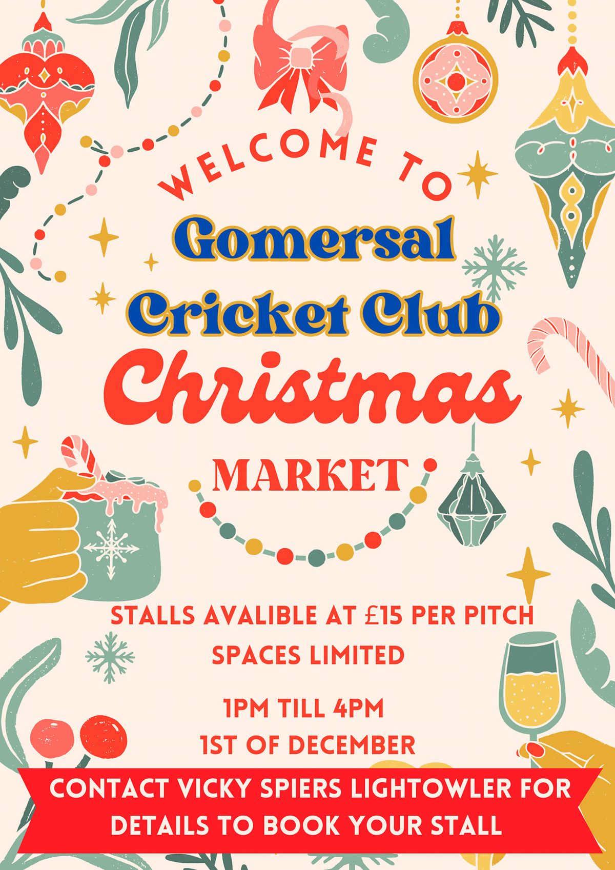 Gomersal Cricket Club Christmas Market 