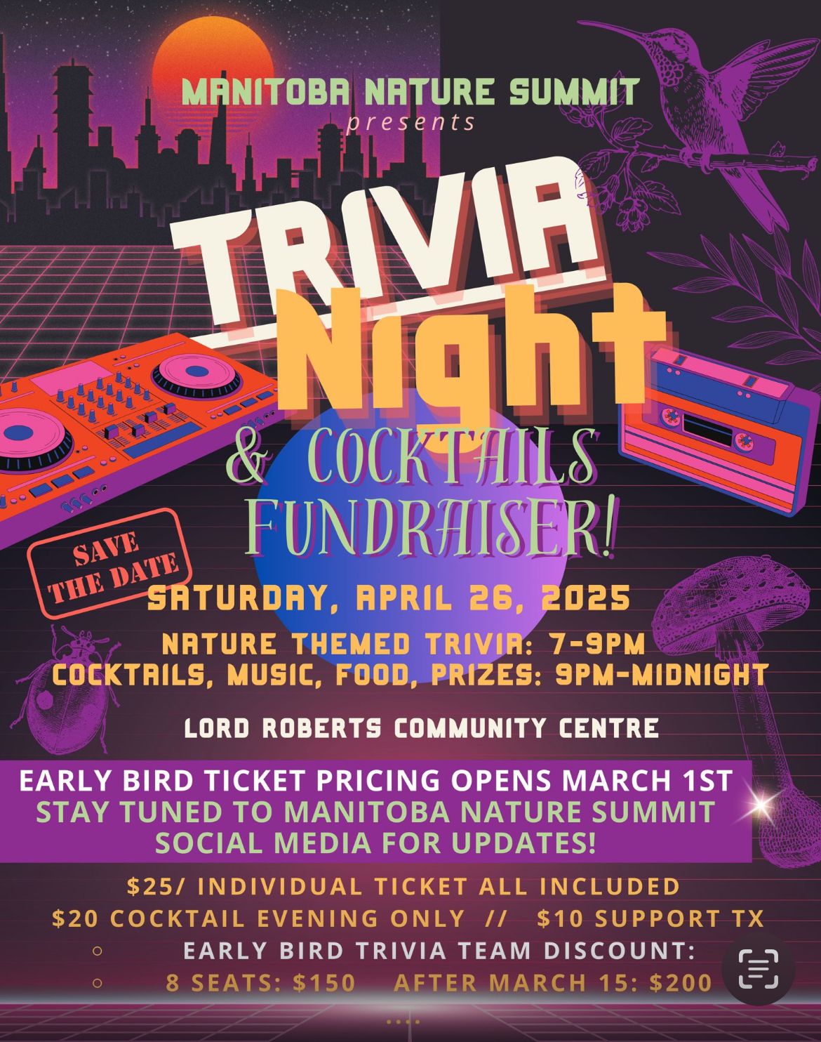 Trivia & Cocktails Fundraiser