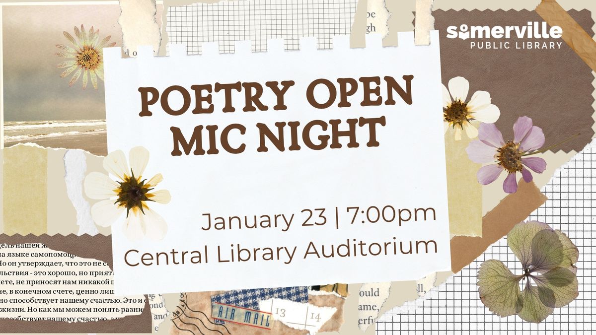 Poetry Open Mic Night