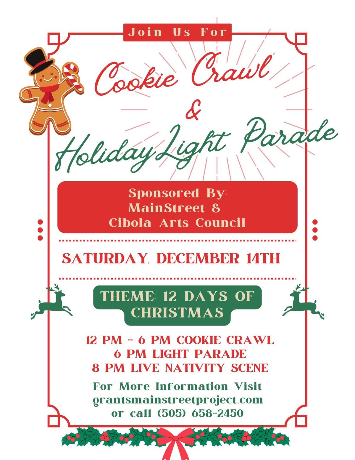 Cookie Crawl and Holiday Light Parade