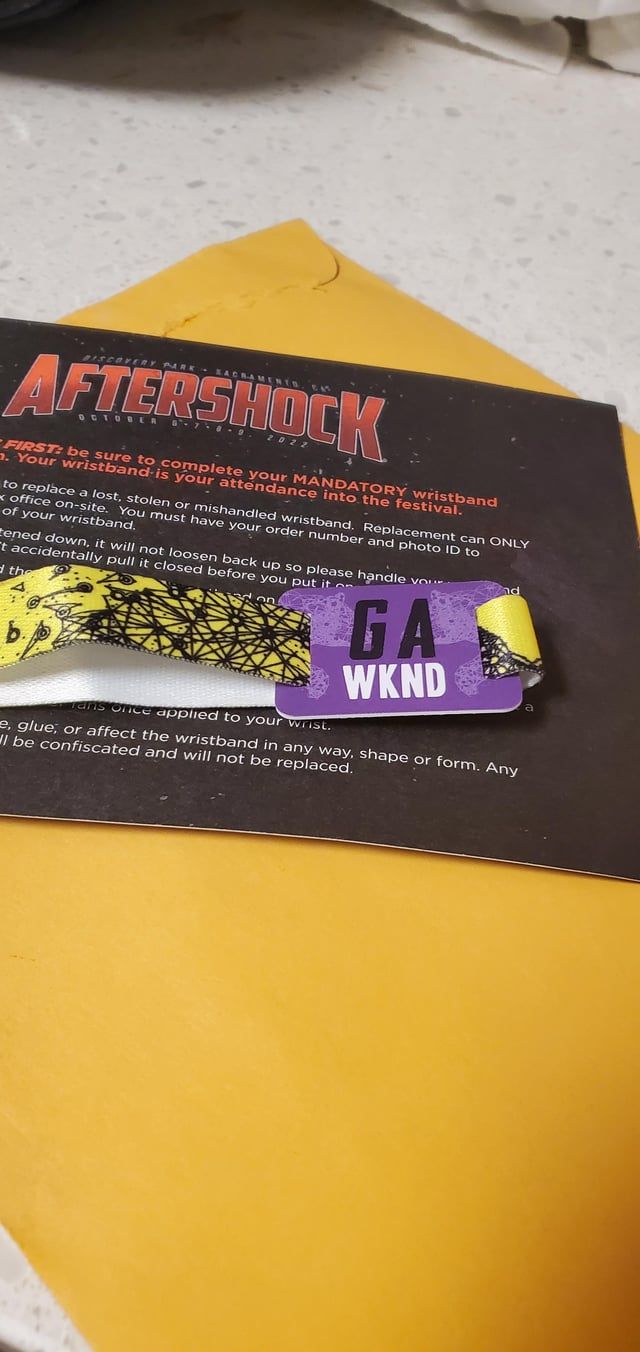 Aftershock Festival - 4 Day Pass