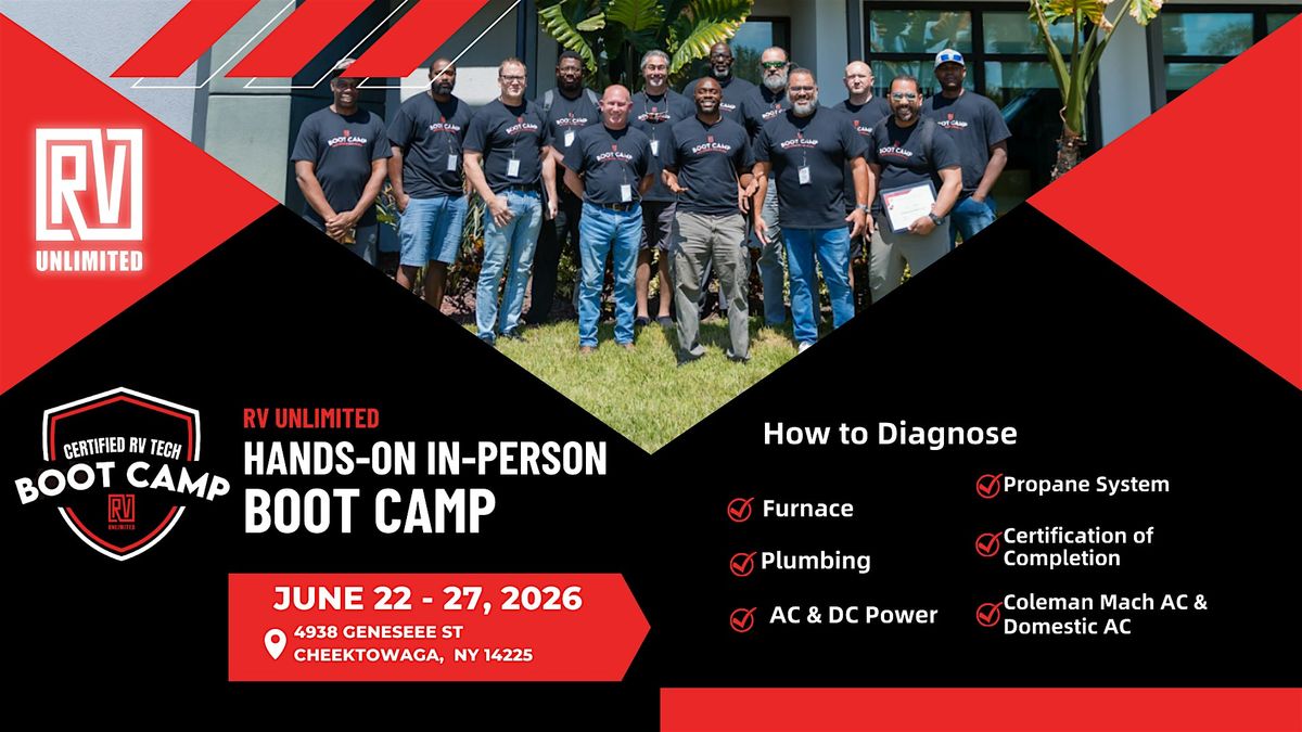 Hands on Training to Become a Certified RV Tech - Buffalo, NY