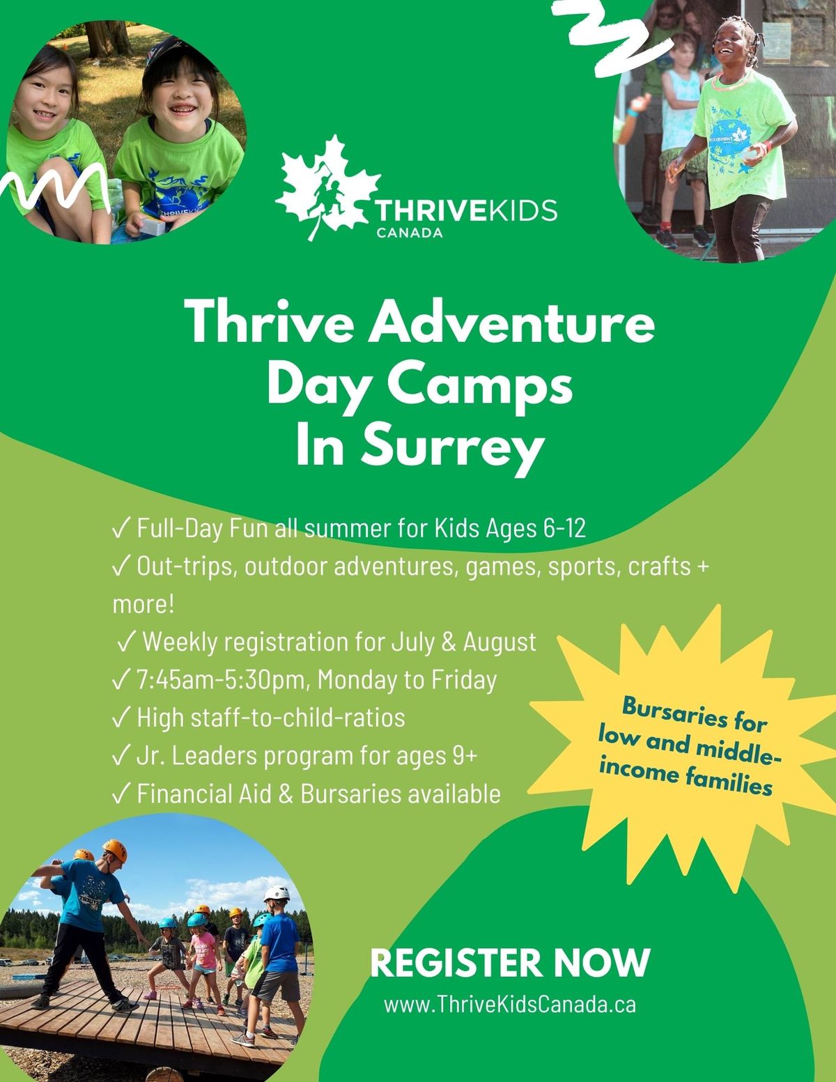 Thrive Summer Day Camps