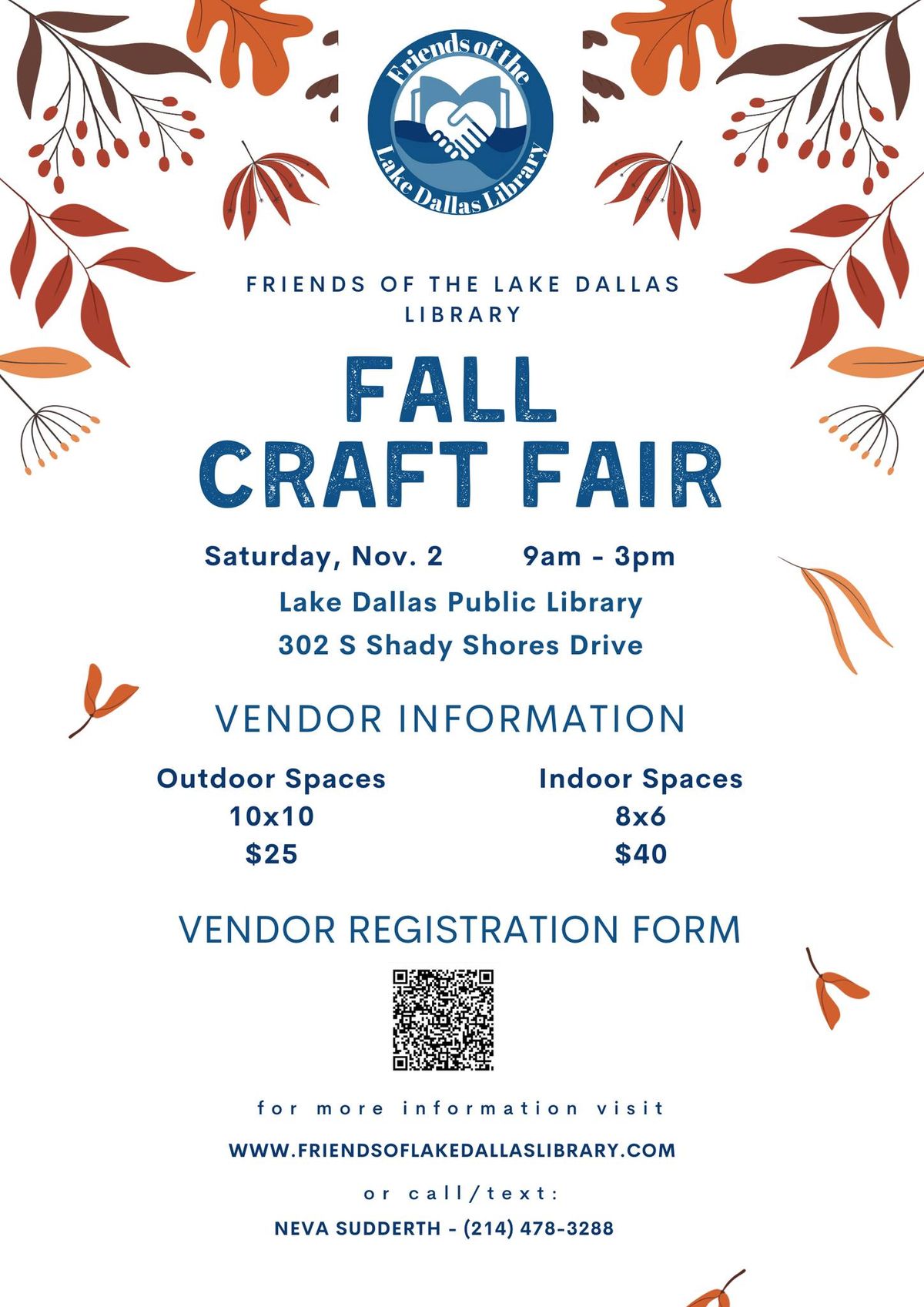 Annual Friends of Lake Dallas Library Craft Fair