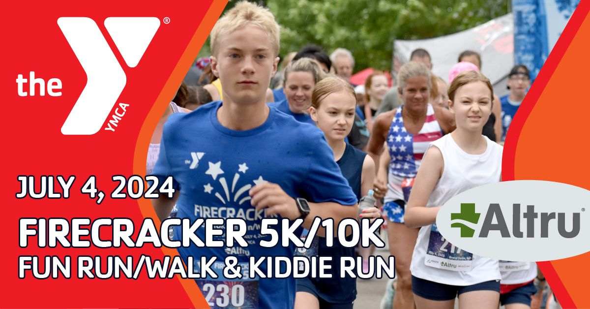 YMCA Firecracker 5K\/10K Fun Run\/Walk and Free Kiddie Run