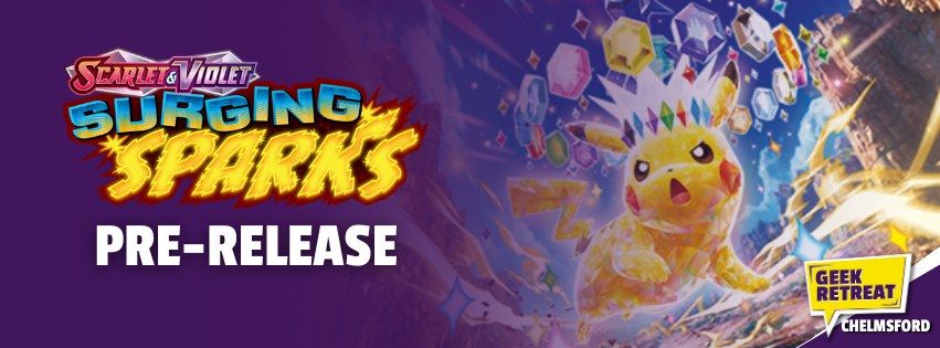 Pokemon Scarlet & Violet Surging Sparks Pre-release