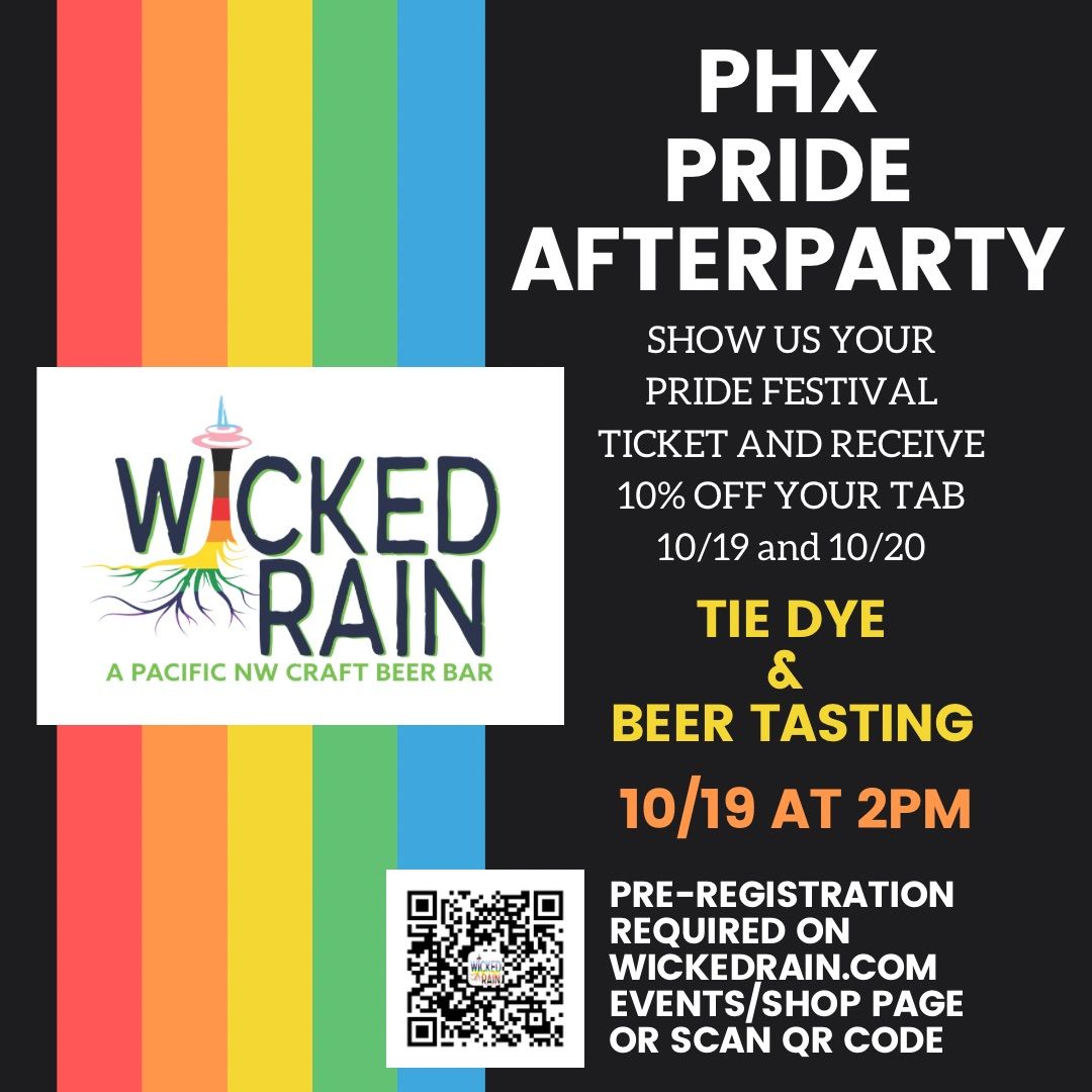 Wicked Rain Tie Dye and Beer Tasting