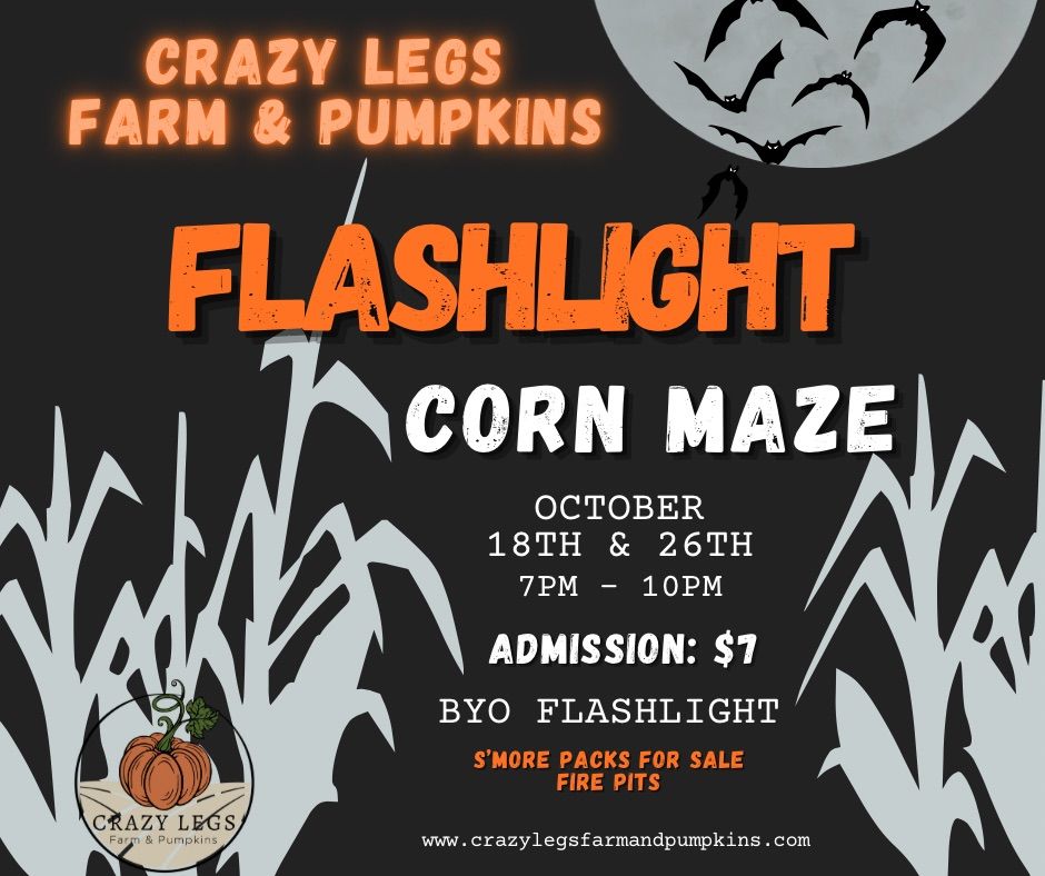 Flashlight Corn Maze - Saturday 10\/26