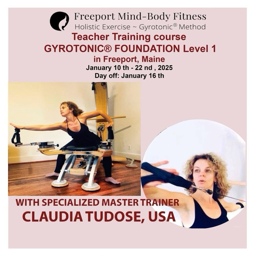 GYGYROTONIC\u00ae Teacher Training at Freeport Mind-Body Fitness