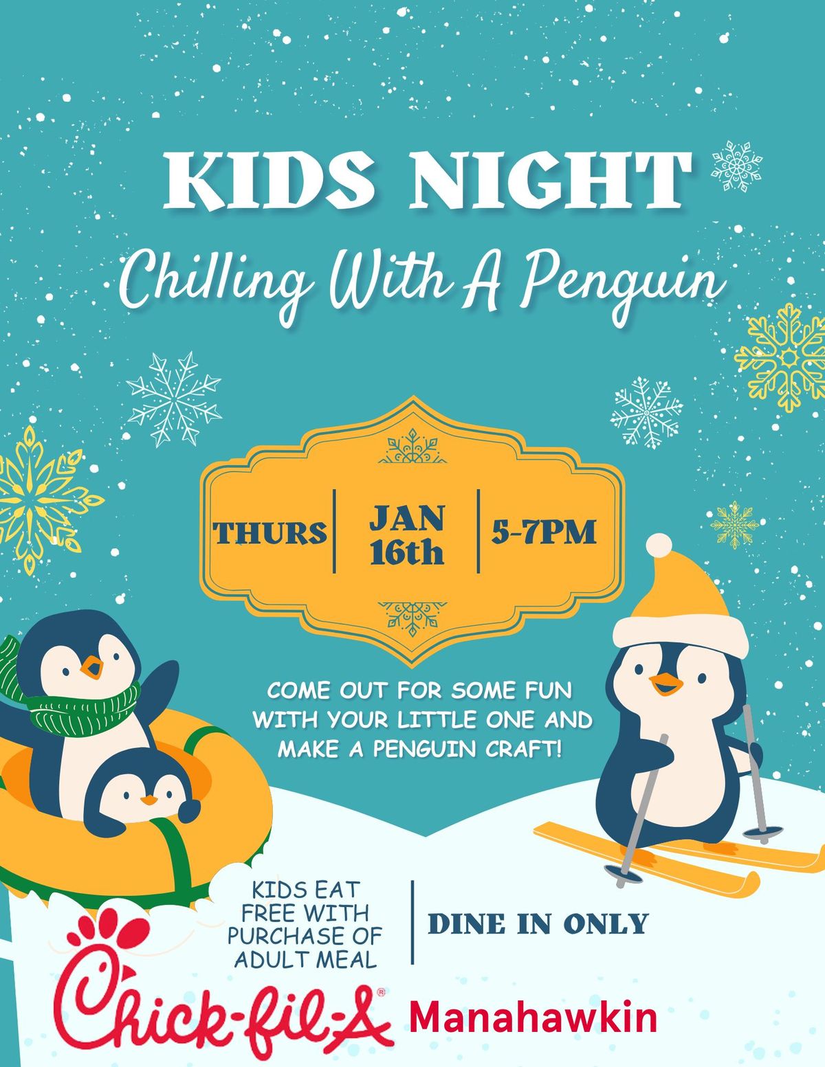 Kids Night - Chilling with a Penguin