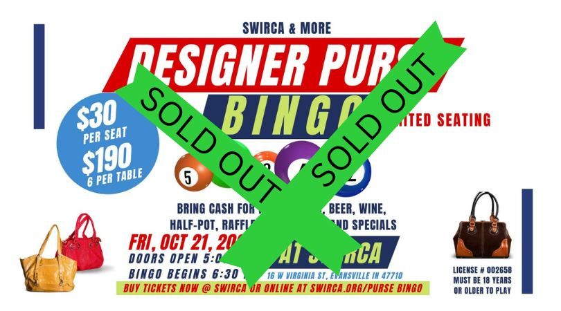 SWIRCA Designer Purse BINGO