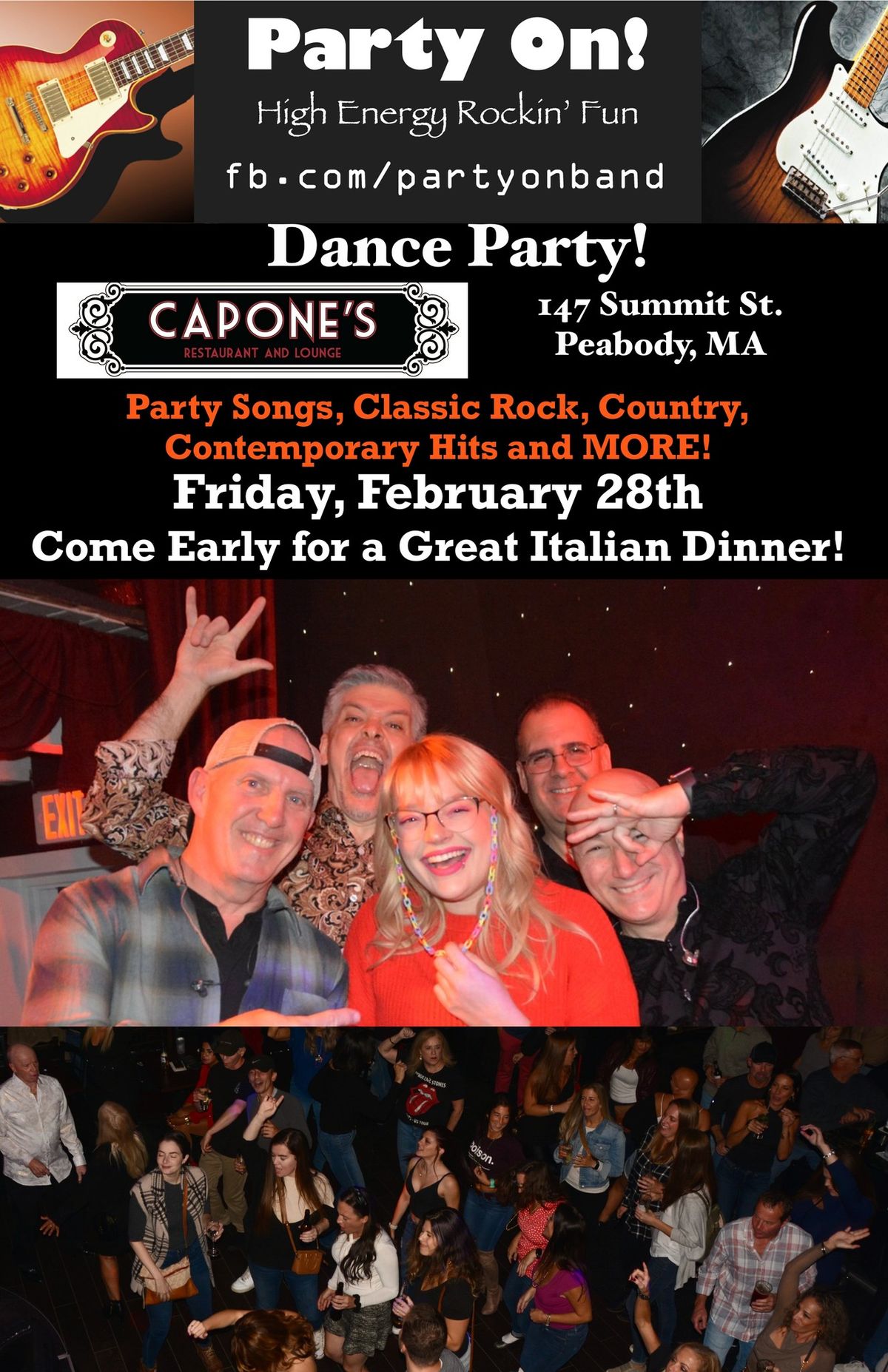 Party On! Live at Capone's in Peabody