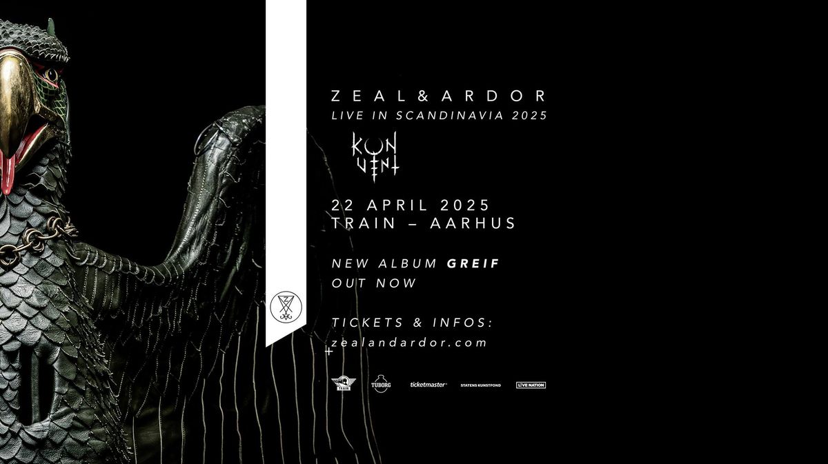 Zeal & Ardor + support: Konvent \/ TRAIN