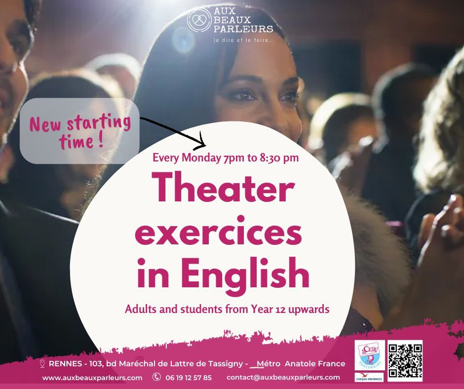 Theater exercices in English