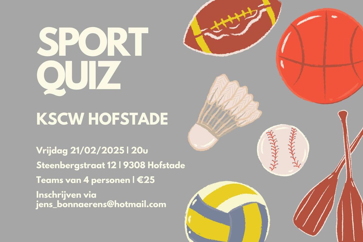 3e Sportquiz Kscw Hofstade