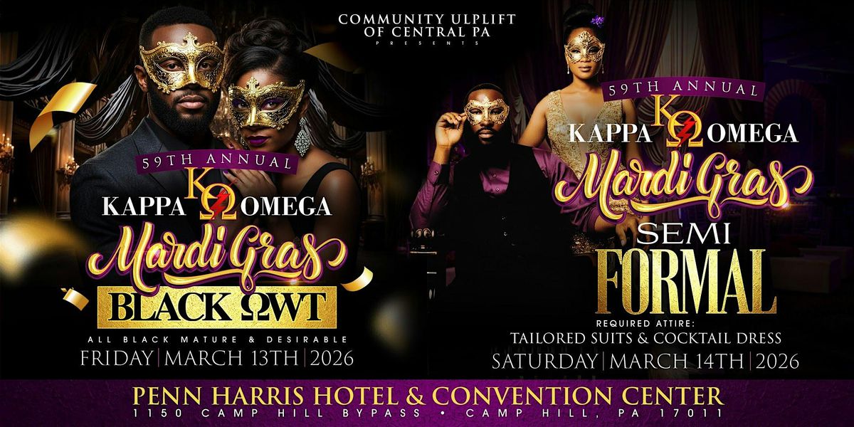 Kappa Omega's 59th Annual Mardi Gras & Semi-Formal Affair