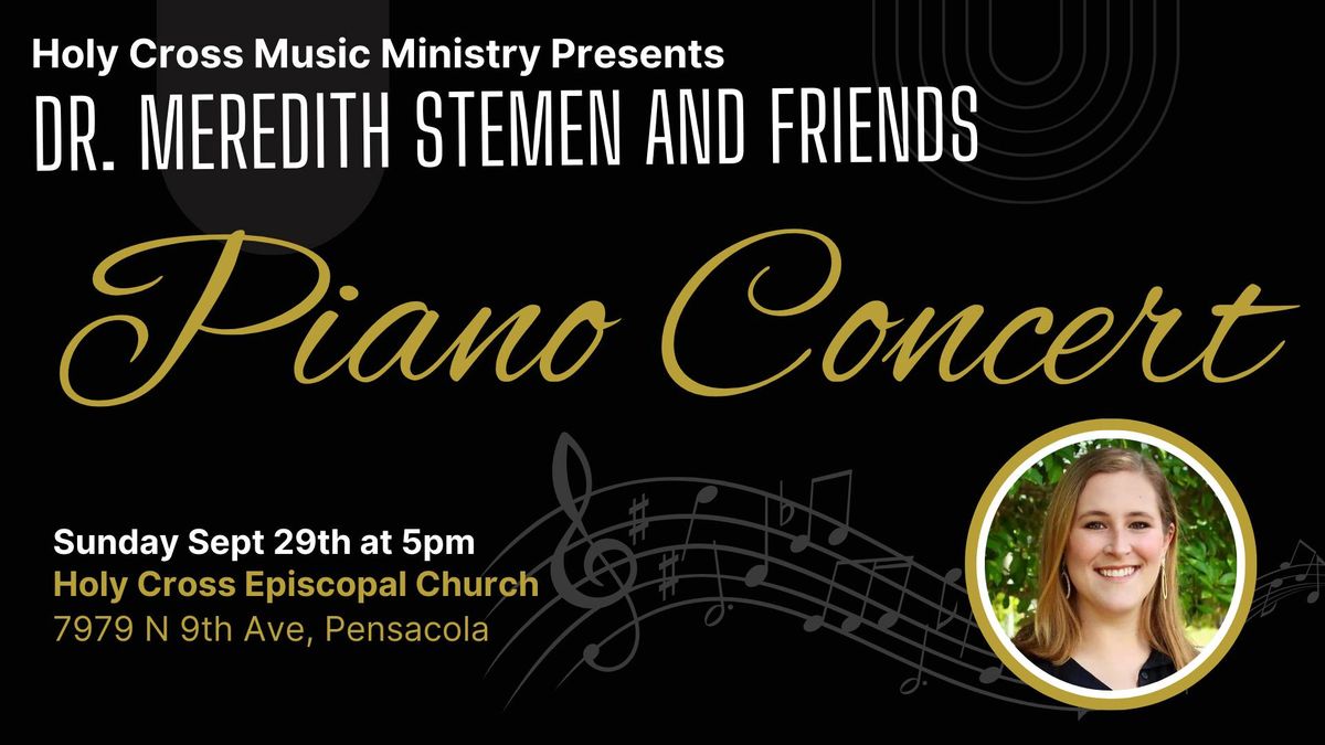 Piano Concert with Dr. Meredith Stemen and Friends