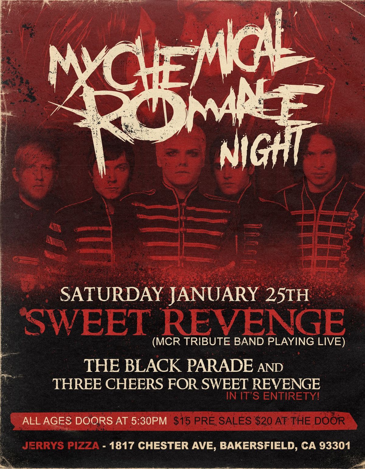 MY CHEMICAL ROMANCE NIGHT - all ages!!!