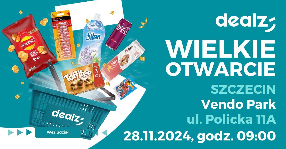 Wielkie otwarcie sklepu Dealz w Szczecinie!