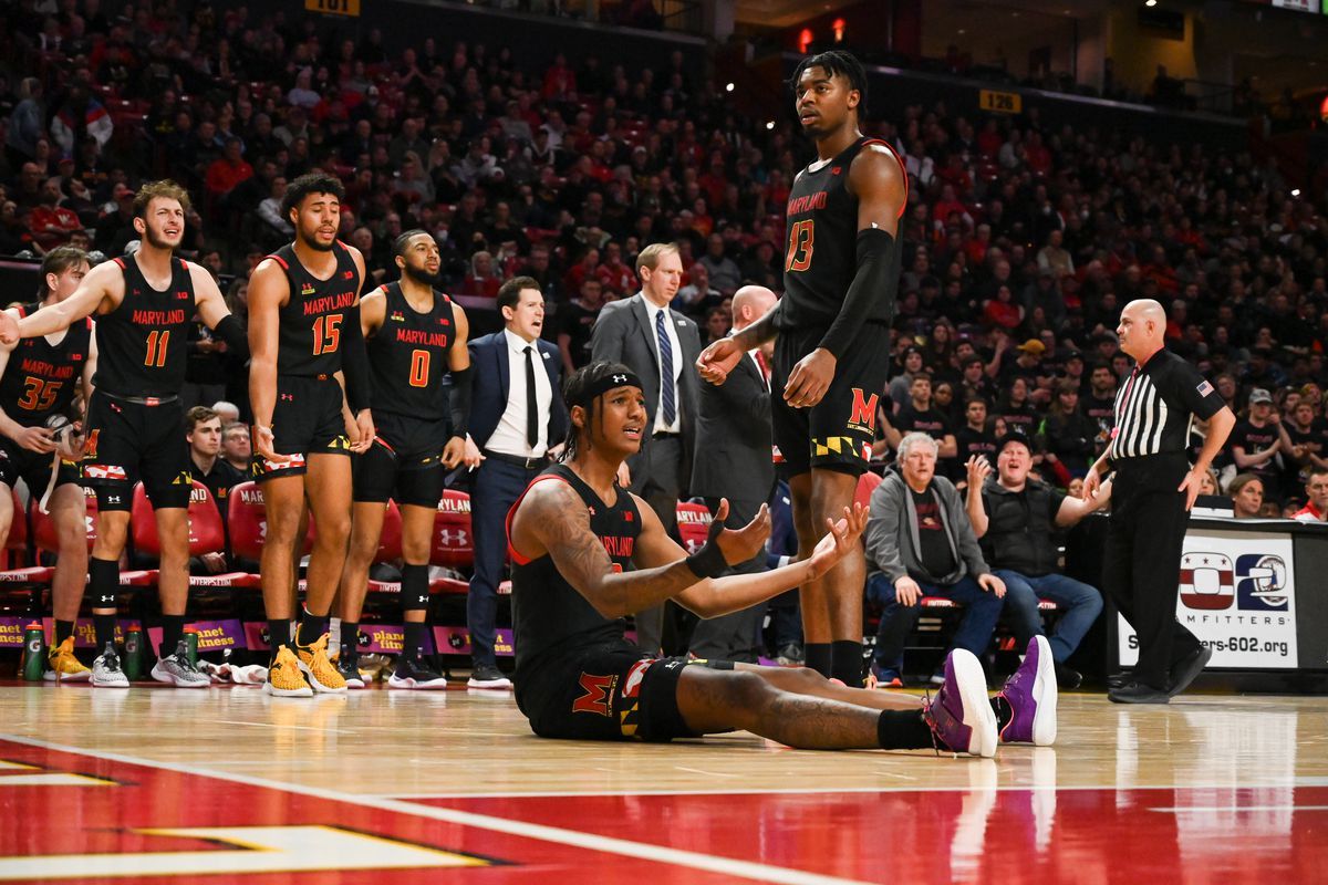 Nebraska Cornhuskers at Maryland Terrapins Mens Basketball at Xfinity Center - MD