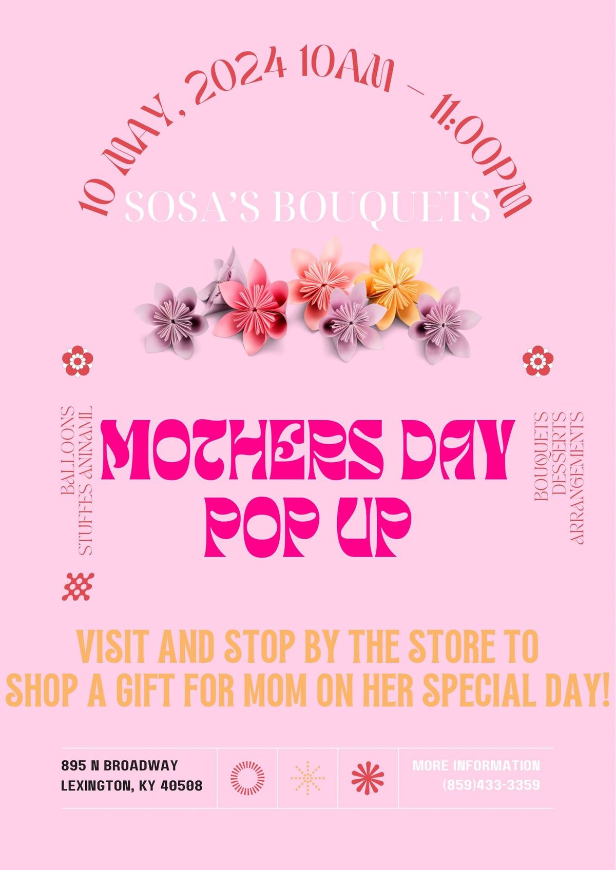 Mother\u2019s Day Pop Up 