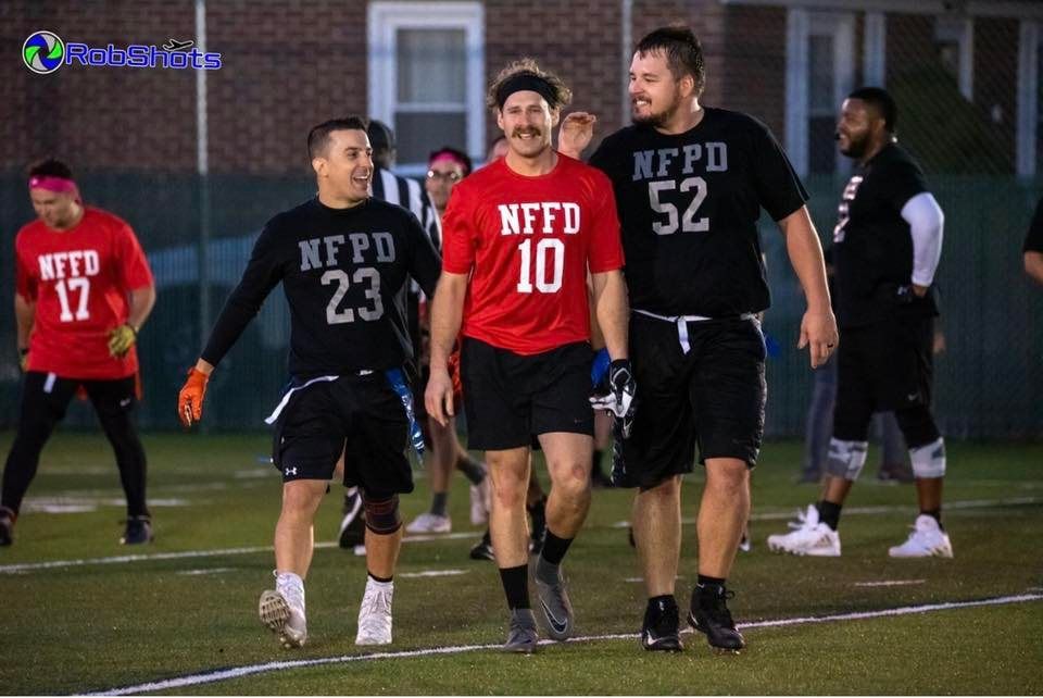 Niagara Falls Police Department vs Niagara Falls Fire Department Annual Flag Football Game