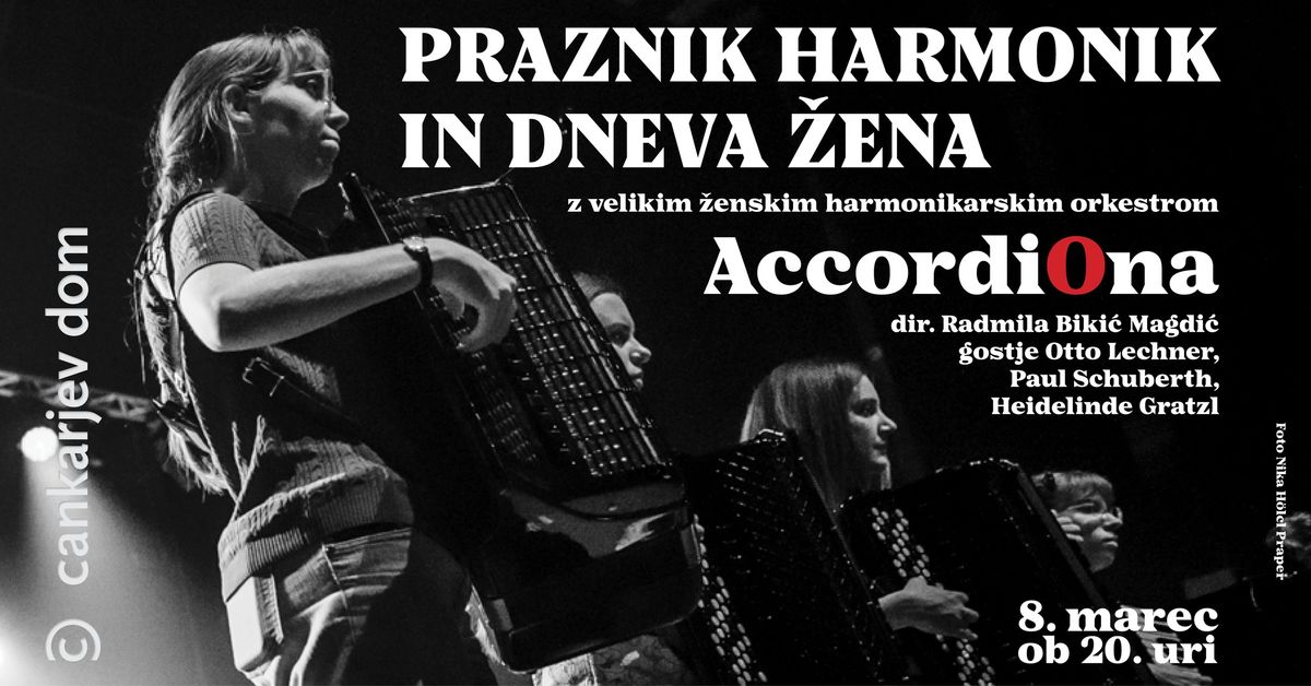 AccordiOna - Praznik harmonik in dneva \u017eena z velikim \u017eenskim harmonikarskim orkestrom