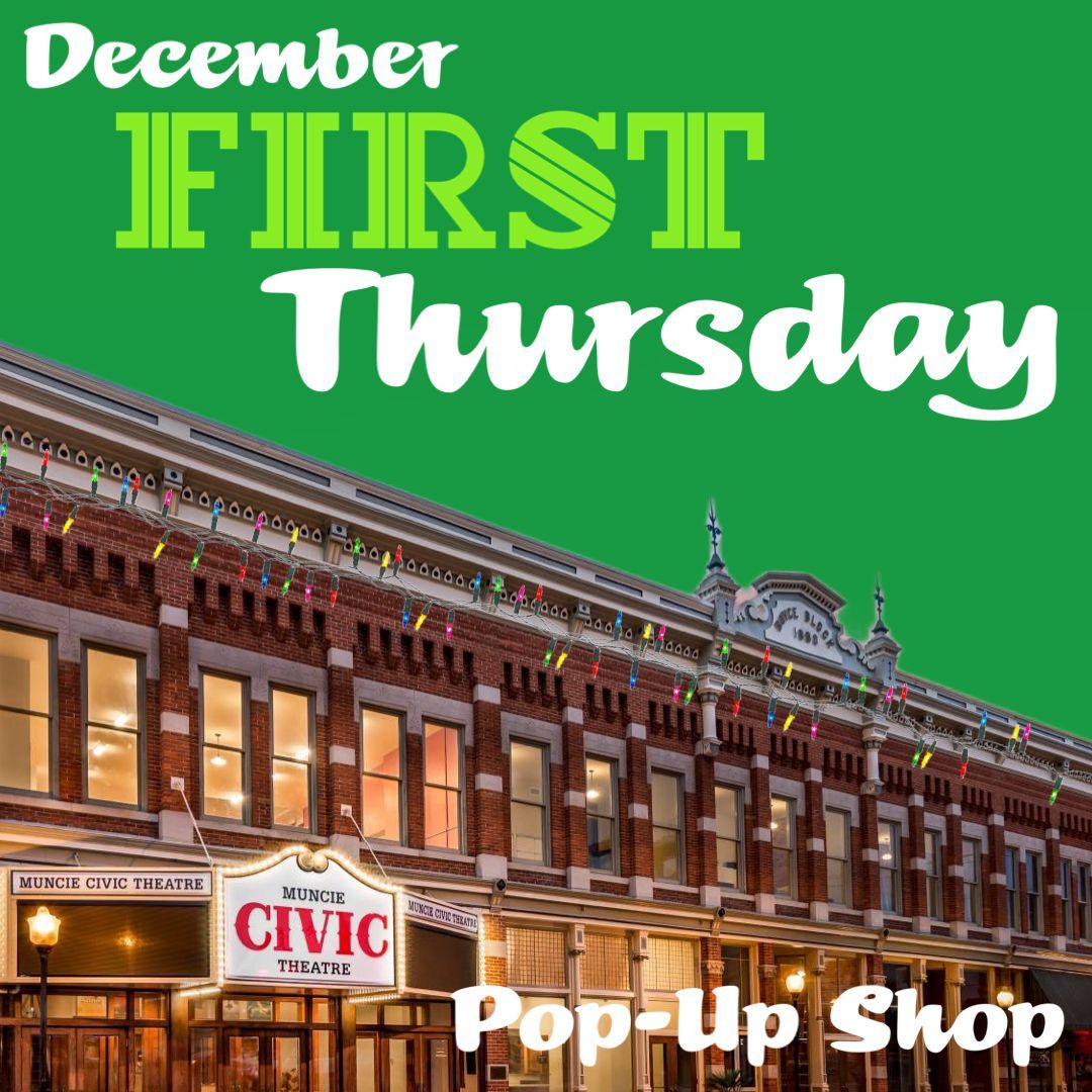 Pop-Up Shop at December First Thursday 