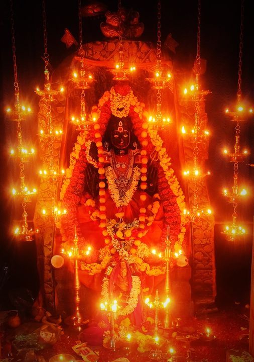 Karthika pournami Deepostava, Yemalure om shakti temple, Bangalore, 19