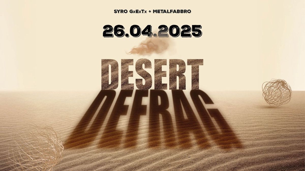 DESERTFRAG Festival 26\/04\/2025