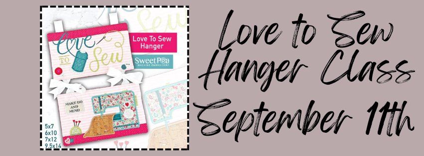 Love to Sew Hanger