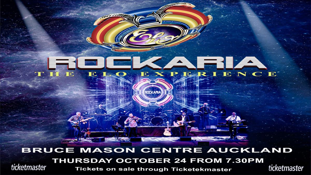 ROCKARIA The ELO Experience - Bruce Mason Centre Auckland Thursday October 24.  