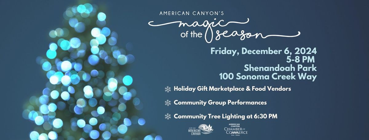 Magic of the Season: Holiday Marketplace & Tree Lighting