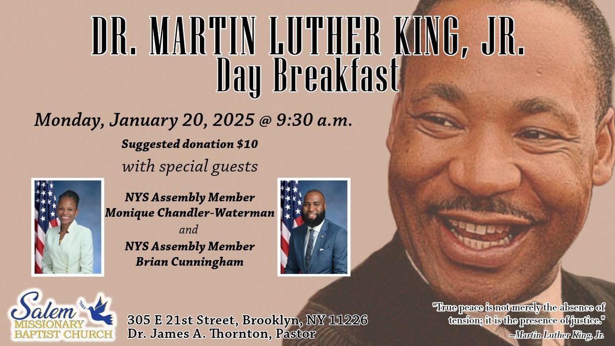 Dr. Martin Luther King, Jr. Day Breakfast