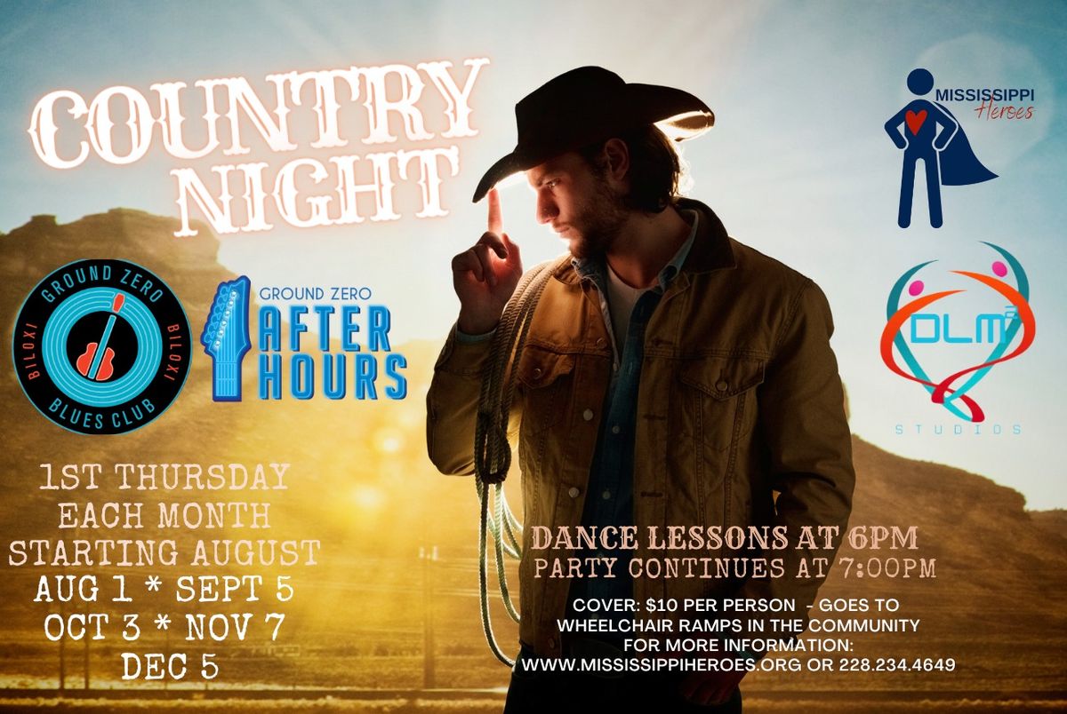 Country Night Dance Party Fundraiser for MS Heroes