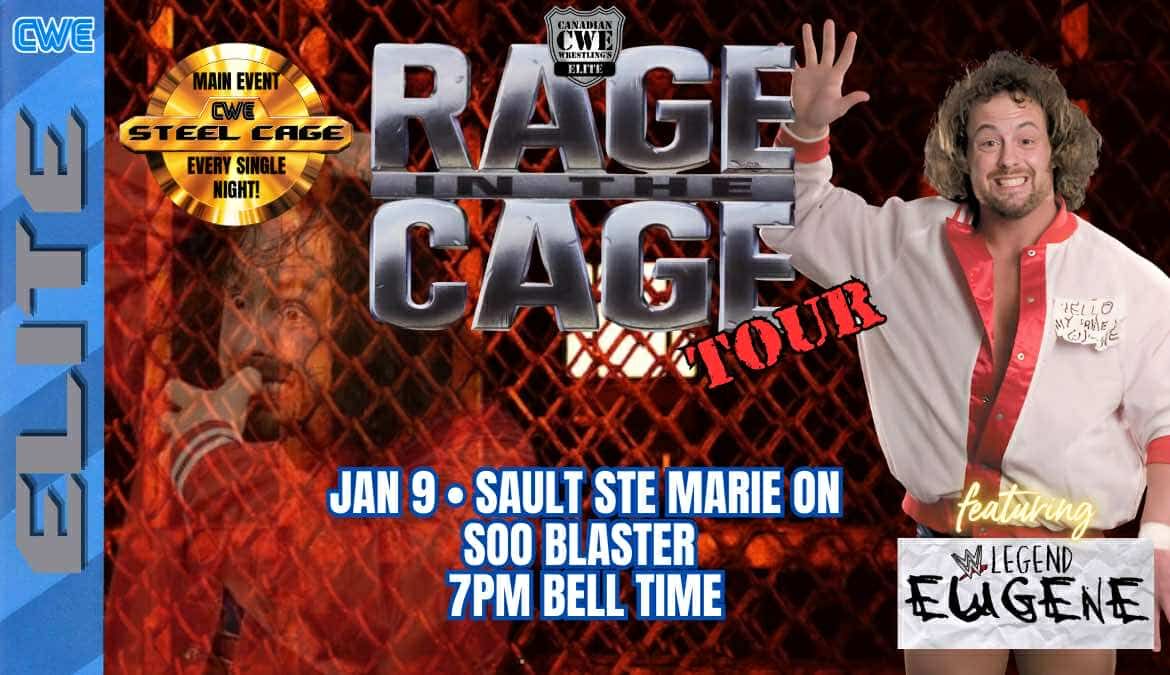 CWE Live In Sault Ste Marie Ft A Steel Cage Match, WWE Star EUGENE, & ROH Legend Jimmy Jacobs