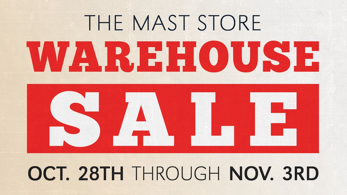 Warehouse Sale at Mast Store's Vance Venue in Downtown Boone - Save 40%-50%