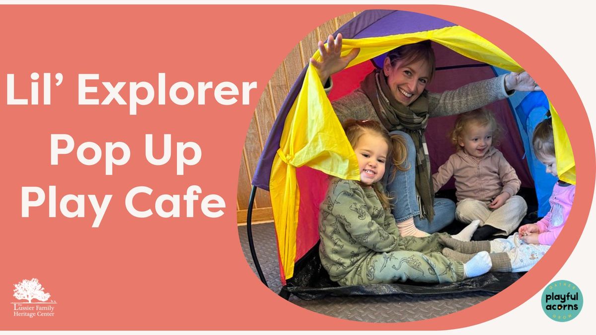 Lil' Explorer Playful Acorns Pop Up Play Cafe