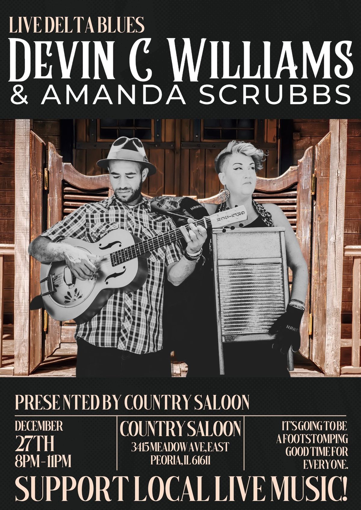 Devin C Williams & Amanda Scrubbs mosey back into Country Saloon \ud83e\udd20