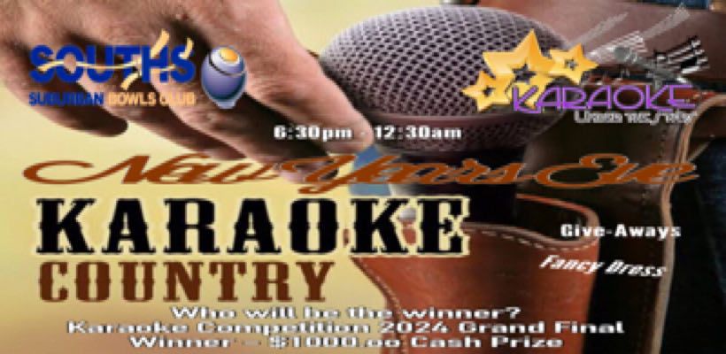 *COUNTRY* NYE Karaoke & Karaoke Competition 2024 Grand Final