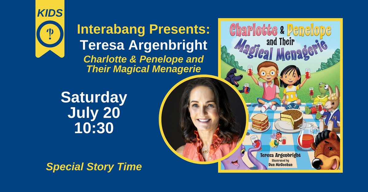 SPECIAL STORY TIME with Teresa Argenbright
