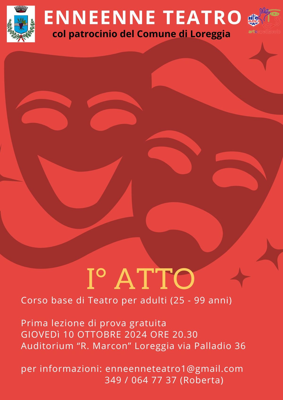 I\u00b0 ATTO - Corso base di Teatro per adulti