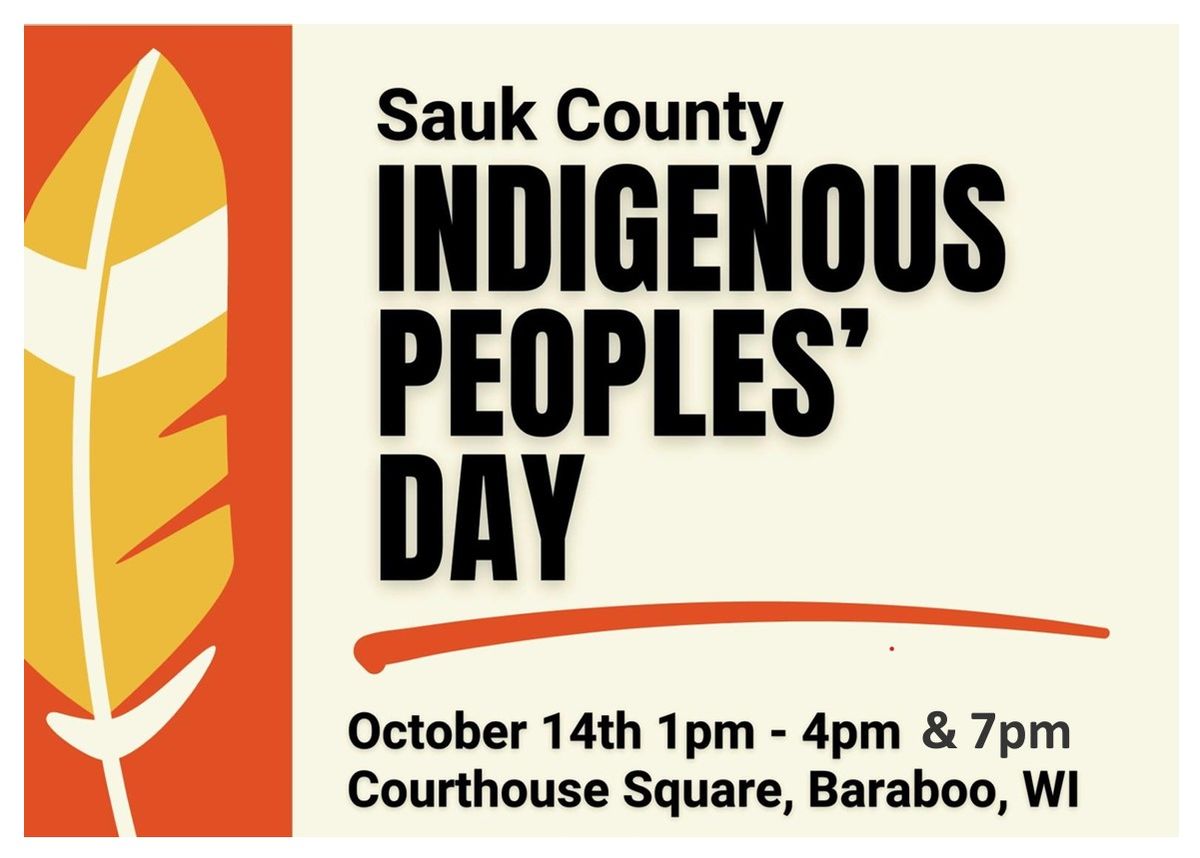 Sauk County Indigenous Peoples' Day 